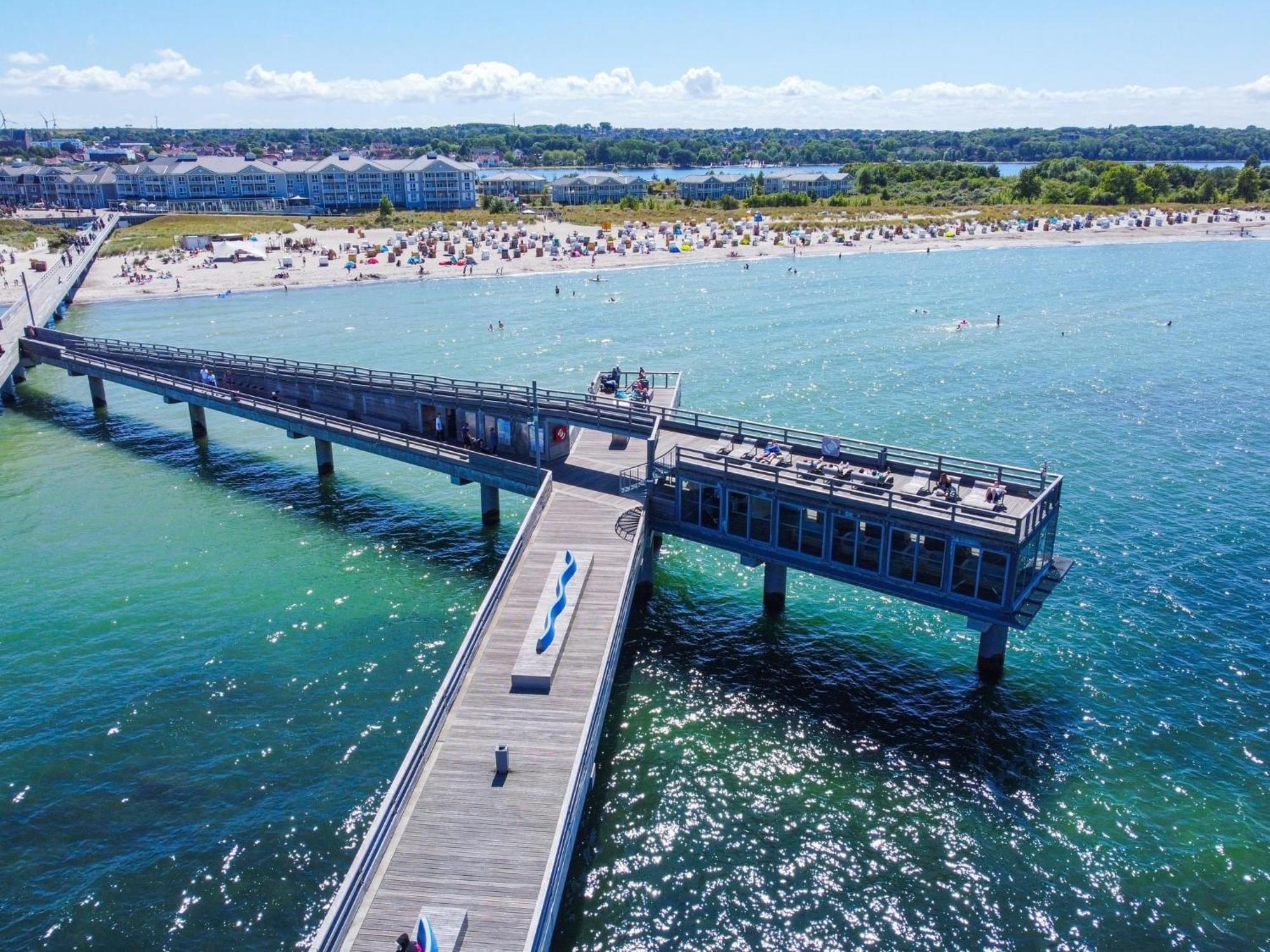 Derzeit Beliebt - Phaenomenaler Ausblick Auf Binnen- Und Ostsee Heiligenhafen Buitenkant foto